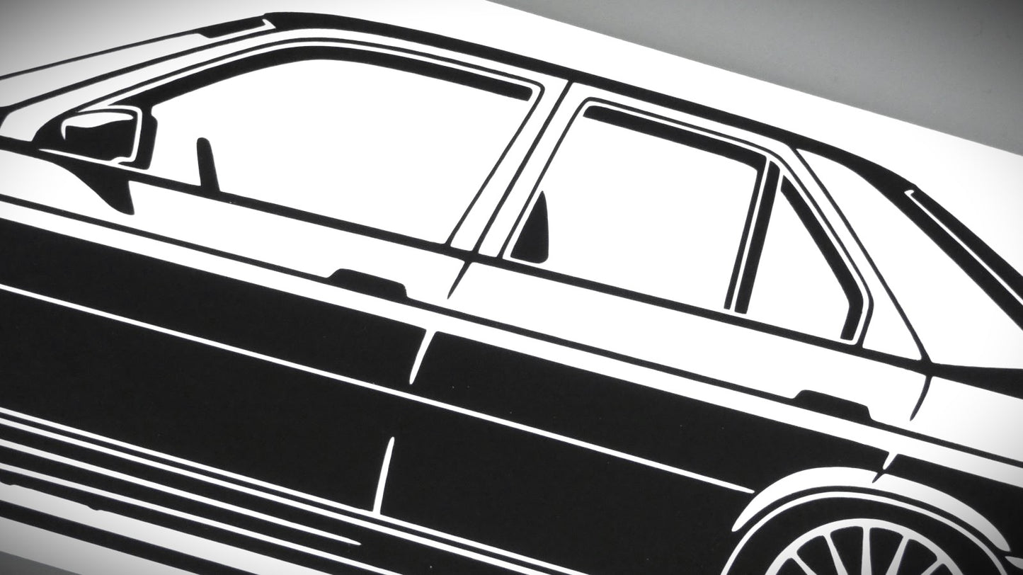 alfa romeo 155 q4 tuning oz felge speiche aufkleber sticker silhouette detailansicht