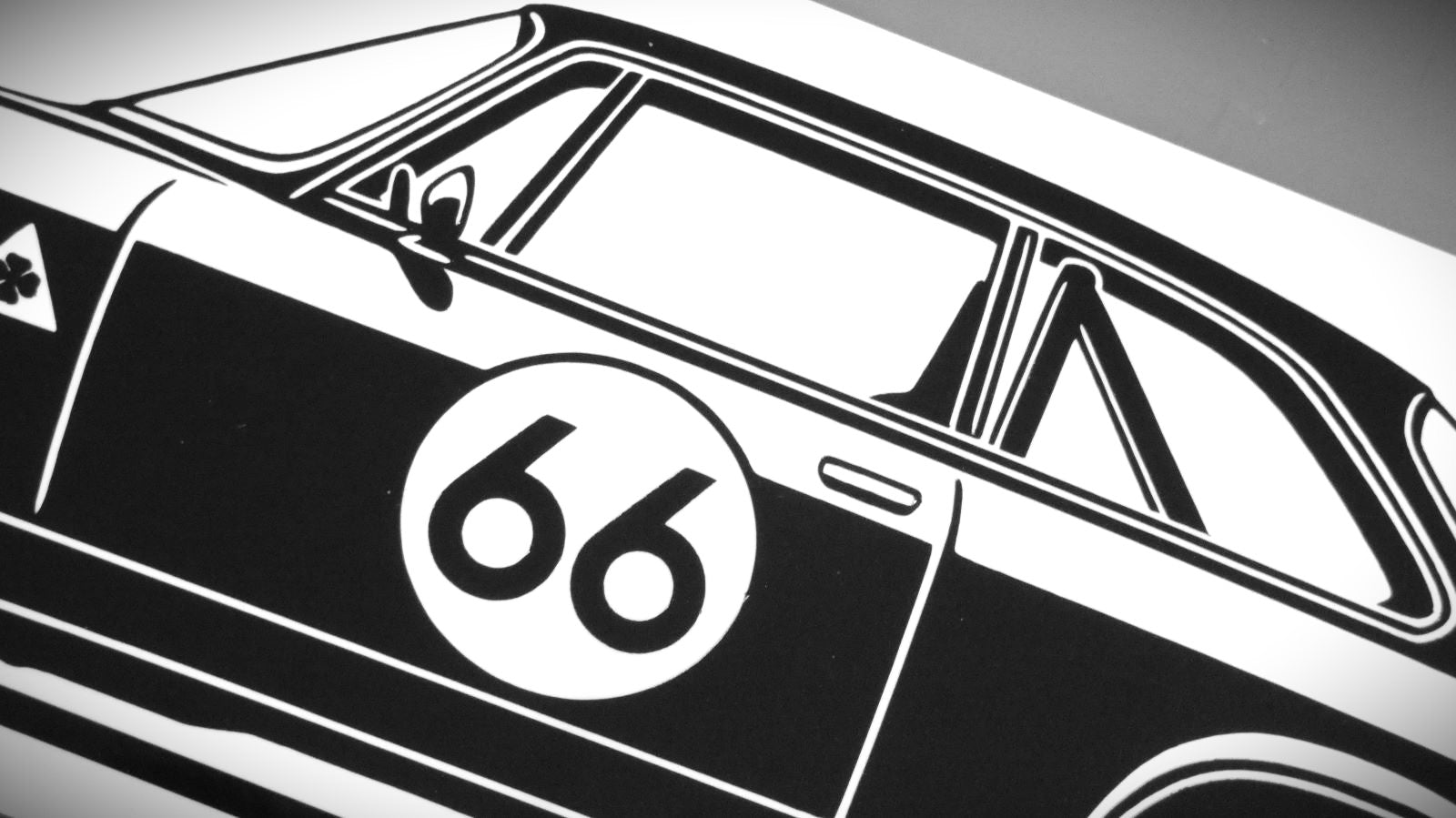 alfa romeo giulia gta tourenwagen aufkleber sticker silhouette detailansicht