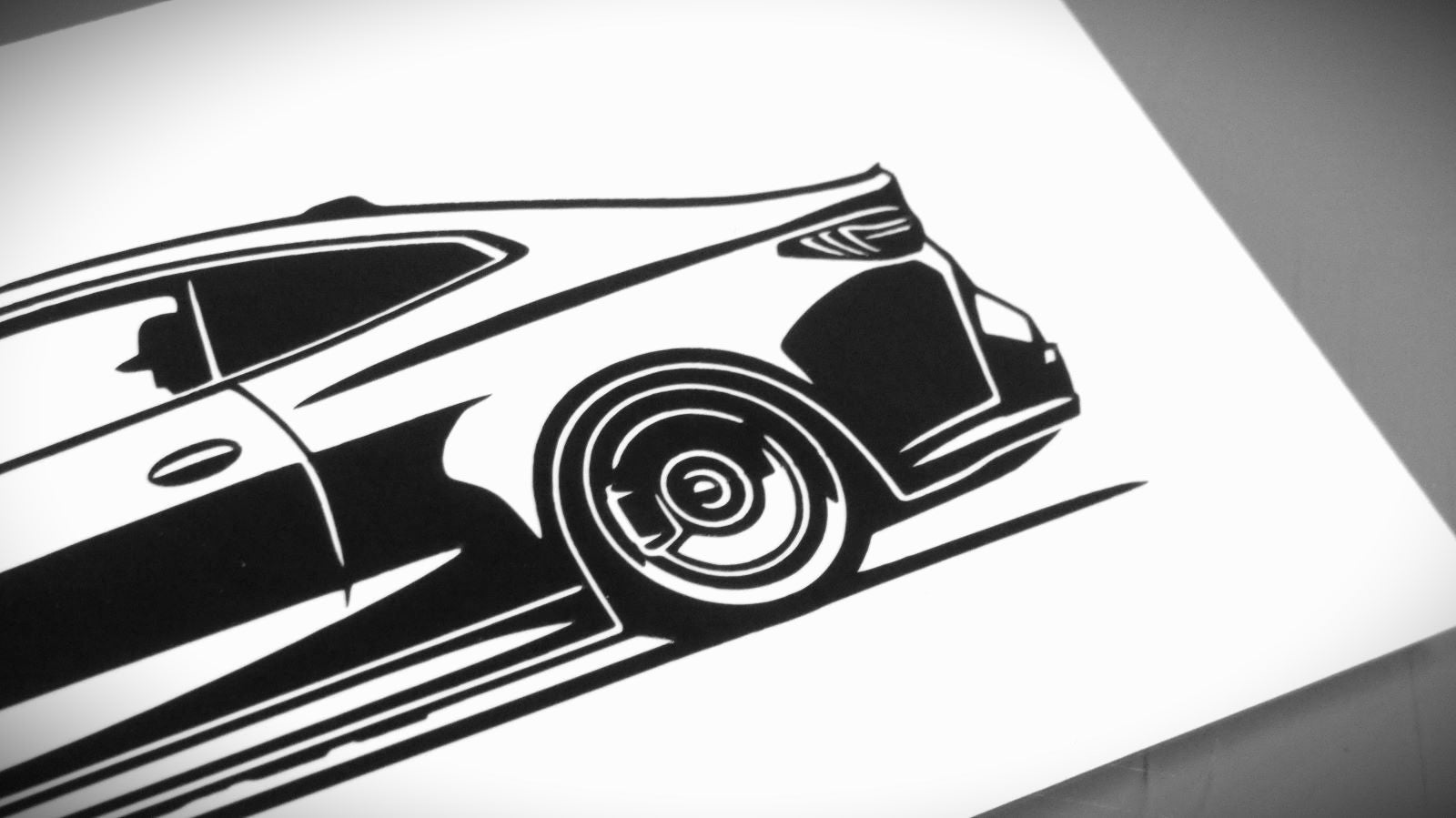 BMW G82 M4 Facelift Coupe Frontscheibeaufkleber Sticker Silhouette Detailansicht Heck