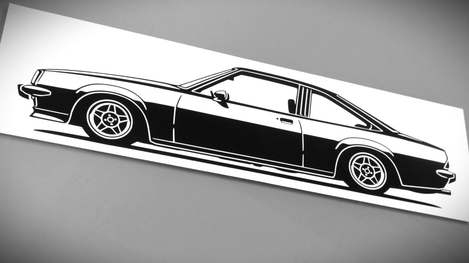 Opel Manta B 76" GTE Serie 1 ATS Classic // Silhouette Sticker - STiCKAR. automotive