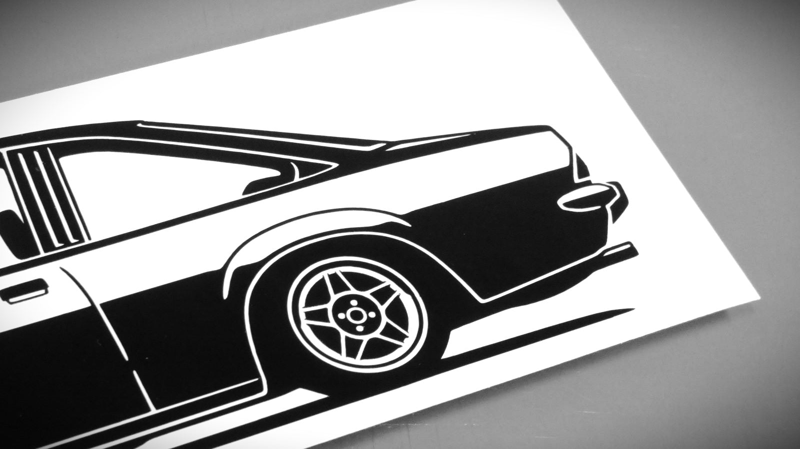 Opel Manta B 76" GTE Serie 1 ATS Classic // Silhouette Sticker - STiCKAR. automotive